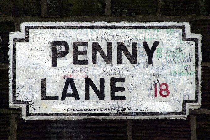 2 hours Best of the Beatles Highlights Taxi Tour of Liverpool - Stop-by-stop: Penny Lane, Strawberry Fields, and the waterfront Fab Four