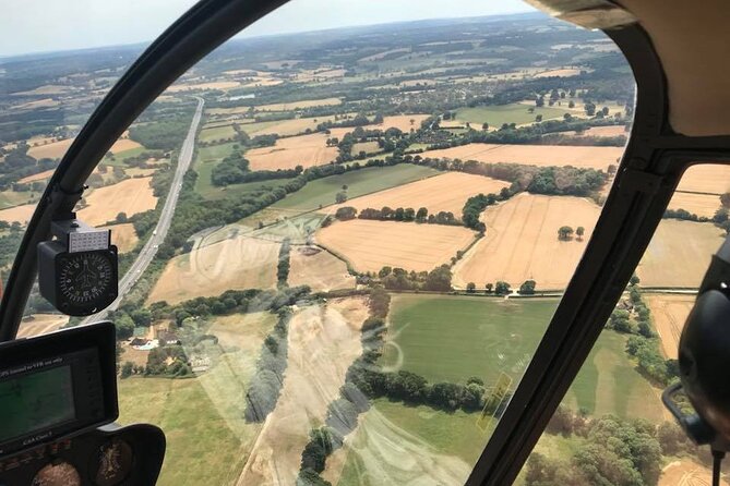 25 minute Royal Surrey Helicopter Tour - Clandon Park: Palladian perfection from the sky