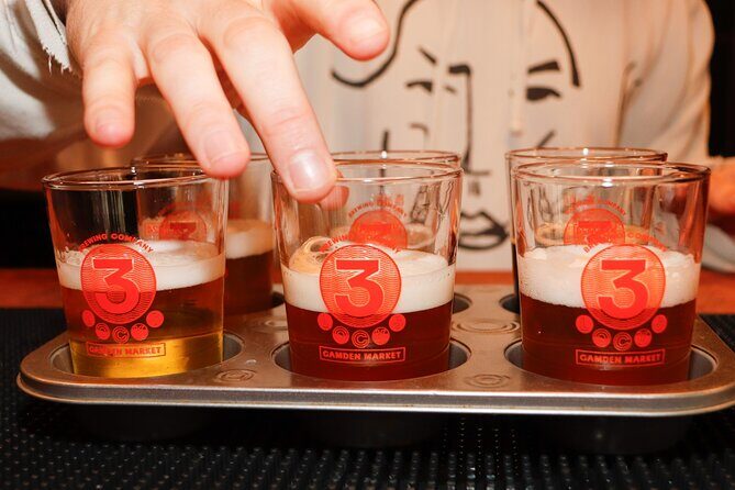 3 Locks Brewing Company Tour and Tasting Experience in Camden - Welcome beer, then the six-beer tasting flight (plus pints)