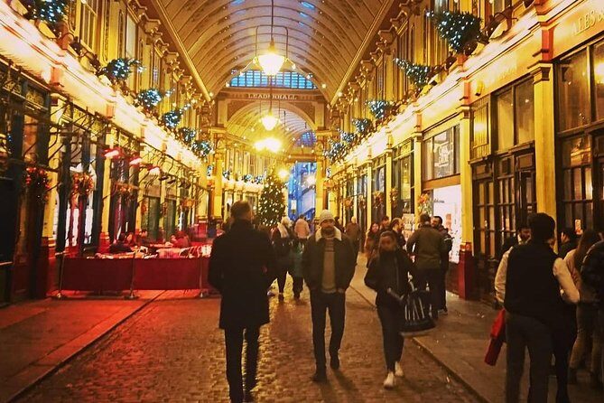 A Christmas Carol and Charles Dickens Old London Walking Tour - Royal Exchange steps: Scrooge’s dark future meets the City’s power center