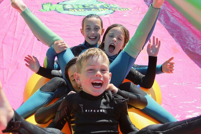 A monster 360ft long slip and slide session in BUDE, Cornwall - Why a 360ft slip and slide in Bude feels like more than a gimmick