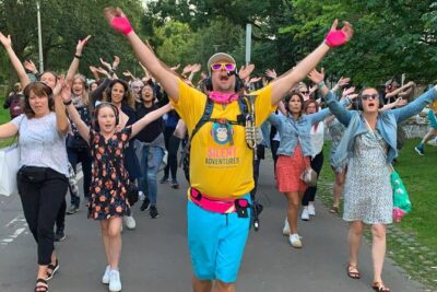 A Silent Disco Adventure in Newcastle - Headphones, playlist power, and how the group stays on-beat