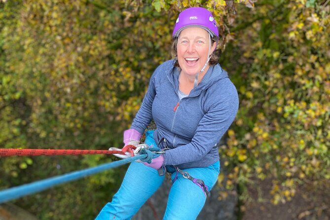 Abseil Experience - Millersdale Derbyshire Peak District - Price and value: $47.99 for gear, instruction, and repeated runs