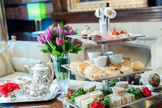 Afternoon Tea at The Milestone Hotel London - How the tea service works: tiered sandwiches to scones to sweets