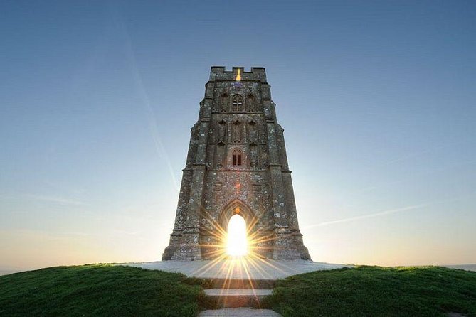 Avalon Adventure - Starting at Glastonbury Abbey gates: shoes on, mind open
