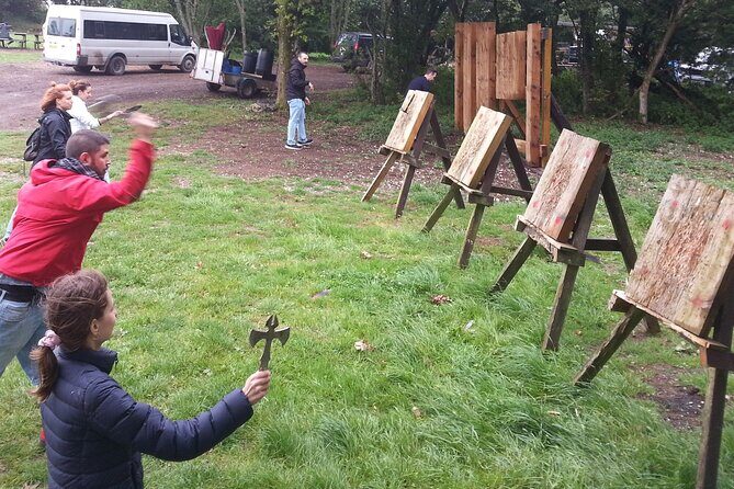 Axe Throwing Session - One Hour - Meeting point, pickup in Falmer, and how to plan your Brighton day