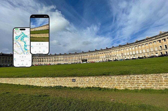 Bath Bridgerton walking tour of filming location with Mobile App - Stop near the Jane Austen Centre: set your brain to Regency mode
