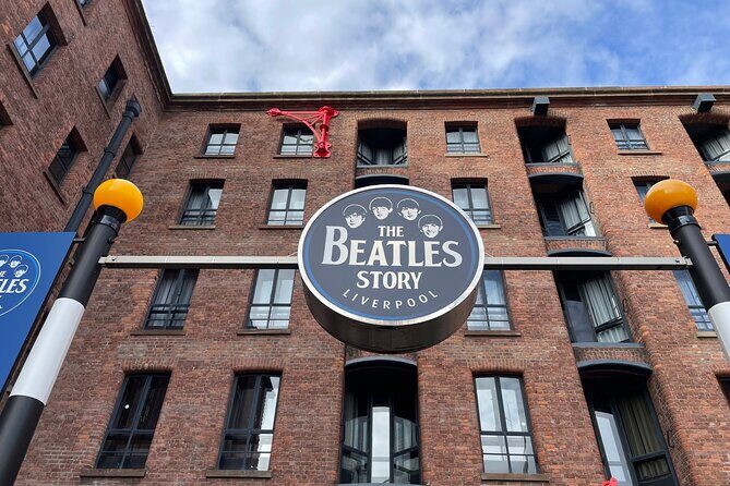 Beatles Guided Walking Tour in Liverpool - Pier Head Beatles Statue: John, Paul, George, and Ringo in one spot