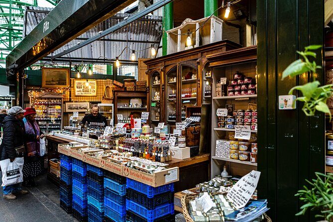 Borough Market Food Tour | Private Brunch Experience in London - Tasting British favourites and pairing with wine, beer, or cider