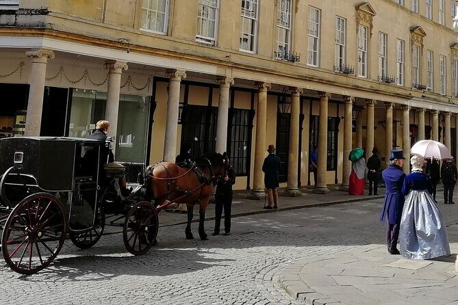 Bridgerton Film Locations - Bath - Private Walking Tour - Abbey Green: cobbles, charm, and quick scene spotting