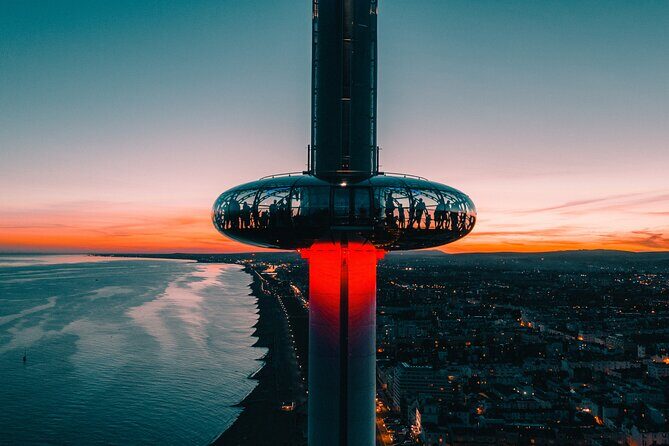 Brighton View 360 Entry Ticket with Exhibition Access - Up to 450 Feet in a Moving Glass Pod