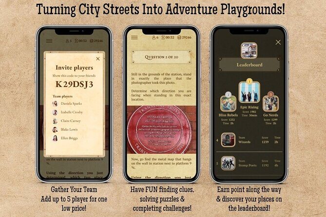 Cambridge Quest: Self Guided City Walk & Immersive Treasure Hunt - The Time-Eating Clock, Secret Society, and a Castle Site on Foot