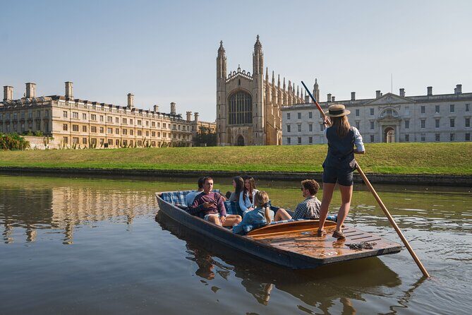 Cambridge University Colleges Guided Punting Tour - Gothic college architecture and the women-undergraduates story