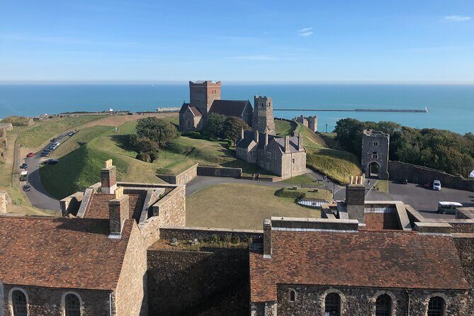 Canterbury Cathedral, Dover Castle & White Cliffs Guided Day Tour from London - White Cliffs of Dover: top trails versus beach views in changing weather