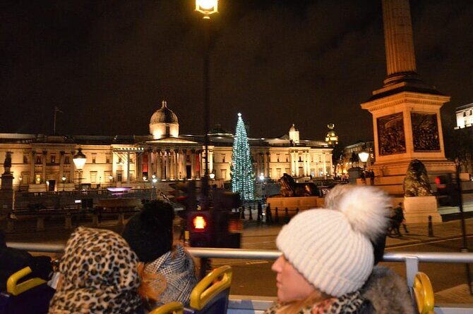 Christmas Lights Open-Top Bus Tour - Regent Street to the West End: Eros, neon, and photo-friendly angles