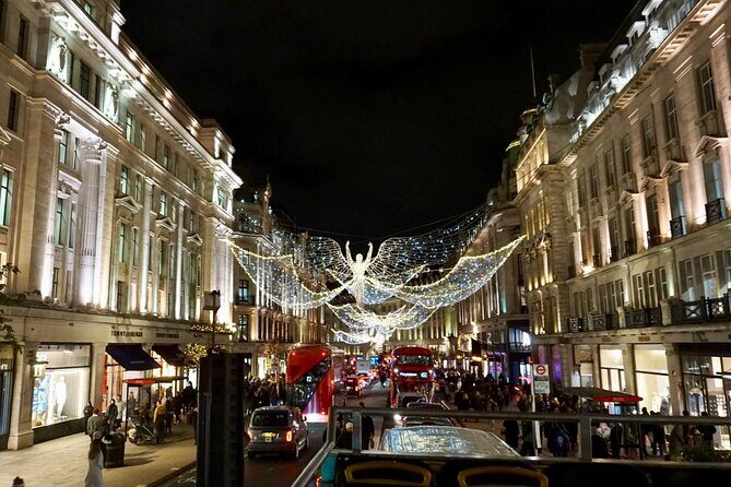 Christmas Lights Open-Top Bus Tour - Where to sit upstairs (and what to pack for the chill)