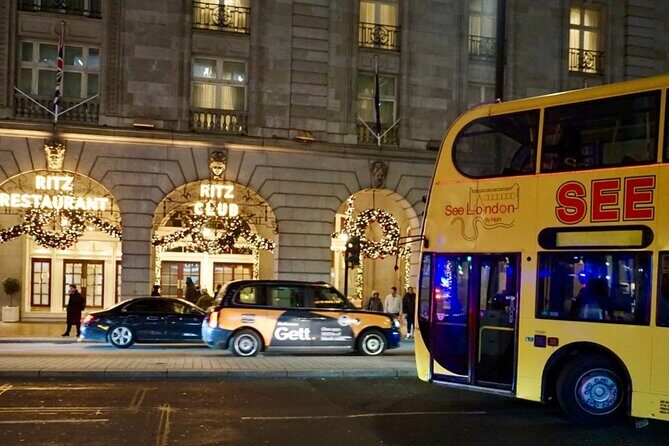 Christmas Lights Open-Top Bus Tour - Marble Arch to shopping streets: how the lights build momentum fast