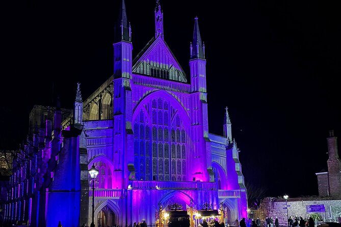 Christmas Mulled Wine Walk of Winchester - A Victorian architectural wonder lit up for Christmas
