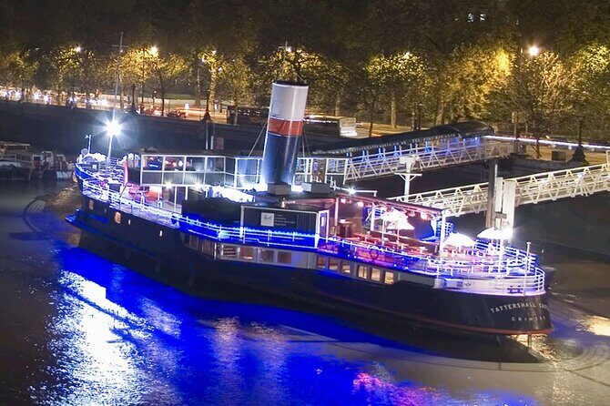 Comedy Night on The River Thames - The Tattershall Castle setting: a floating beer garden with real London views