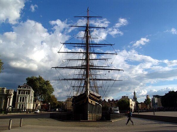 'Cutty Sark' Entrance Ticket - Walking the ship: main deck, masts, rigging, and the steering wheel