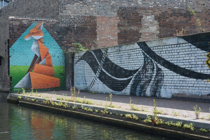 Digbeth, Public Art & Peaky Film - Custard Factory: Birds Custard roots and unexpected wall art