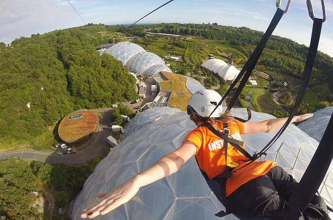 England’s Fastest Zipline at the Eden Project - The drive to the Skywire tower: a short transfer, big payoff
