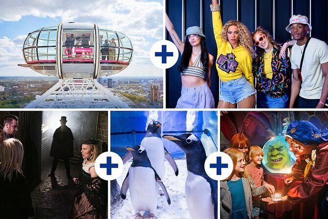 Five attraction pass including Madame Tussauds & The London Eye - Timed Entry at Madame Tussauds: Your Day’s Bottleneck (Plan Around It)