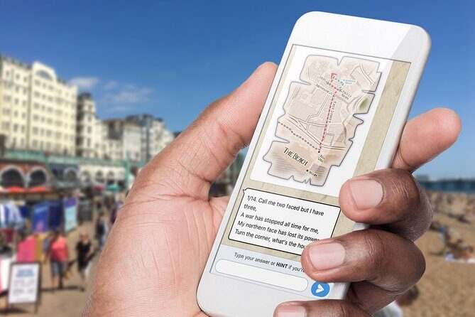 Fun, Flexible Treasure Hunt Around Brighton with Cryptic Clues & Hidden Gems - Captain Bess and your phone maps: how the clue system feels