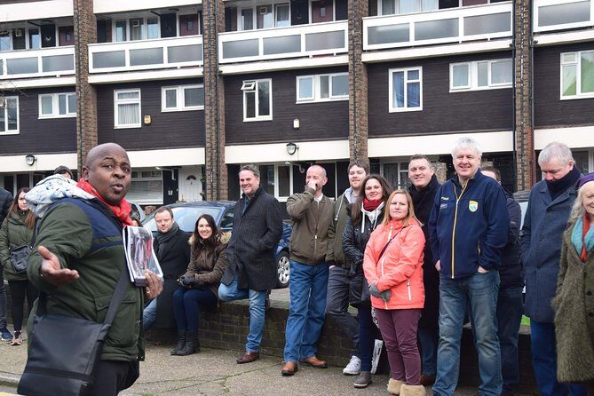 Gangster Tour of London’s East End Led by Actor Vas Blackwood - The Blind Beggar public house stop: short, sharp, and story-heavy