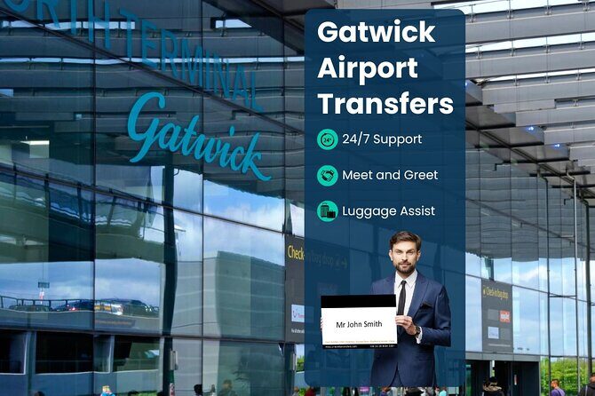 Gatwick Airport Taxi - Private Transfer to/from London - What you’re really paying for: door-to-door, not a gamble