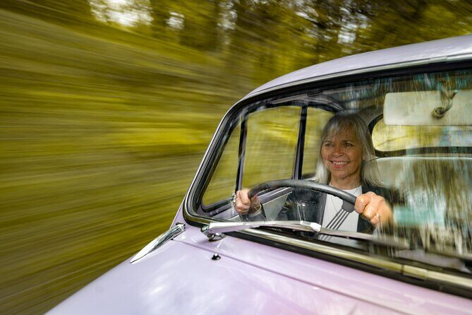 Great British Classic Car Driving Experience - Café Voucher and Souvenir Photo: The Easy Extra Value