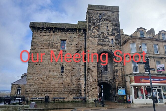 Gruesome Tour of Hexham - Stop 2: Outside Hexham Abbey, Plus a Garden Pause for Photos