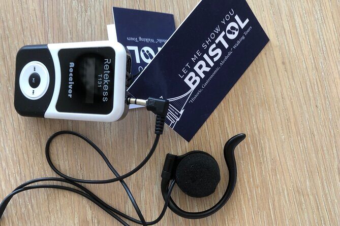 Guided Walking Tour of Bristol Old City and Harbour - The audio receivers make the tour work on real streets