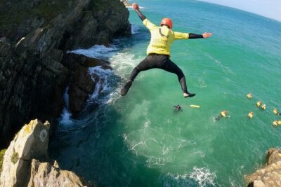 Half-Day Coasteering in Newquay Cornwall - The Gear Plan: Wetsuit, Helmet, Buoyancy Boots (Plus Winter Gloves)