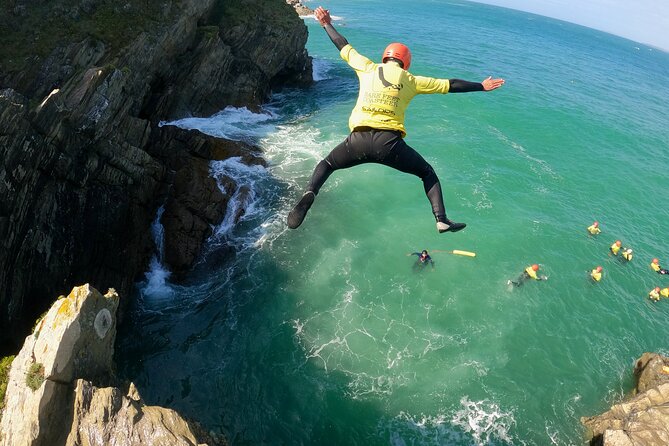 Half-Day Coasteering in Newquay Cornwall - The Gear Plan: Wetsuit, Helmet, Buoyancy Boots (Plus Winter Gloves)