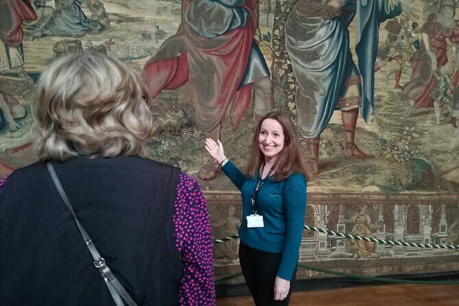 Hampton Court Palace Private Guided Tour - William III’s side: Great Staircase, Guard Chamber weapons, parterre views