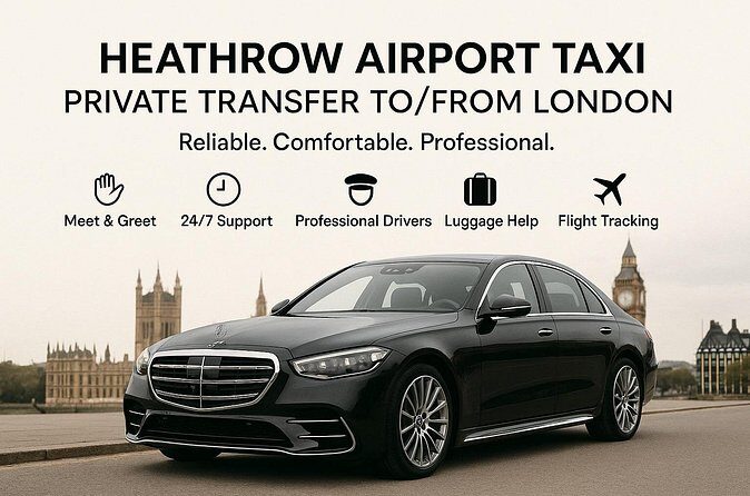 Heathrow Airport Taxi To and From London - Things That Can Change the Cost: Waiting Time, Surcharges, and Oversize Bags