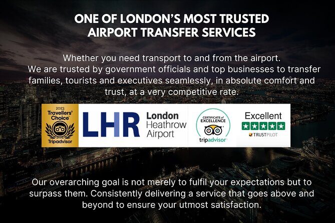 Heathrow Airport - To & From Central London - Meet & Greet - Key things you will notice right away