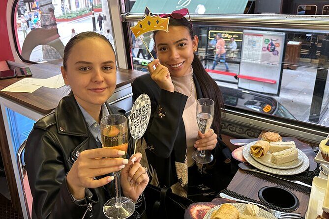 "Here We Go Again" London Afternoon Tea Bus - The route: Westminster Abbey, London Eye, and Tower Bridge in a tight loop