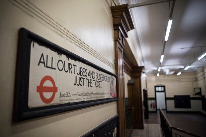 Hidden Tube Walking Tour of Aldwych Disused Station - Abandoned platforms and tunnels: rare access you can feel