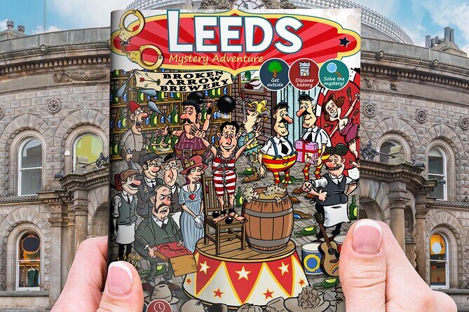 Houdini's Golden Handcuffs Leeds Self-Guided Treasure Hunt - How the self-guided Houdini hunt works in Leeds