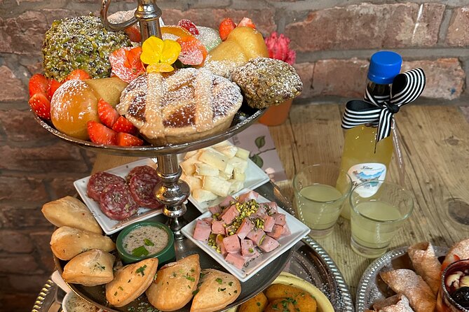 Italian Afternoon Tea Experience in Manchester - A Chef-Made 3-Tier Tower of Italian Savoury Snacks