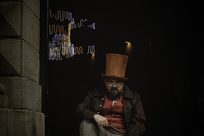 Leeds Ghost Tour Explore the Haunting History of Leeds - Starting at Leeds Corn Exchange: Lord Bartholomew Crouch sets the tone
