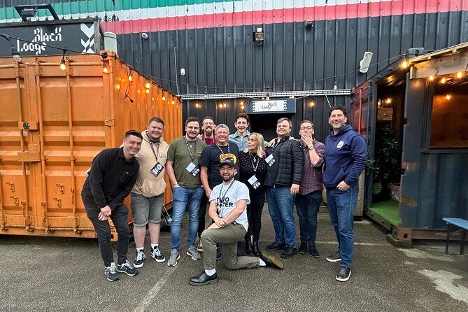 Liverpool's Brewery Bus Tour– 4 Breweries, 12 x Craft Beer & Food - Getting Photos, Lanyard, and a Clean Finish at Love Lane Brewery