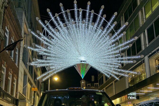 London Bespoke Black Cab Christmas Lights & Sights Private Tour - Harrods and Leicester Square: Department Store Sparkle Meets Premiere Buzz