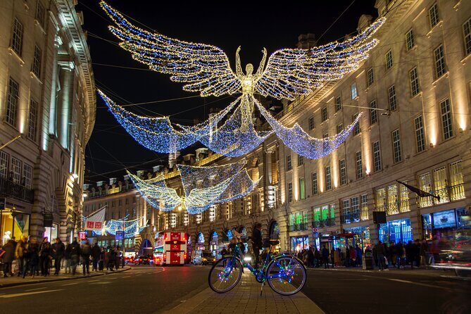 London Christmas Lights Bike Tour with Local Guide - Meet at 74 Kennington Rd, roll at 3:30 pm