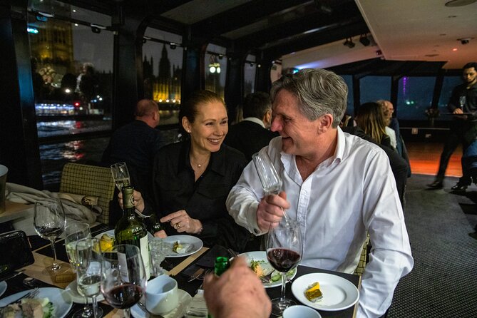London Dinner Cruise on the Thames River - VIP Upgrade: When Extra Champagne and Canapés Make Sense