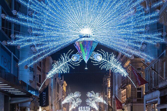 London Exclusive Christmas Lights Guided Tour by Black Cab - Bond Street: the polished, luxury side of the lights