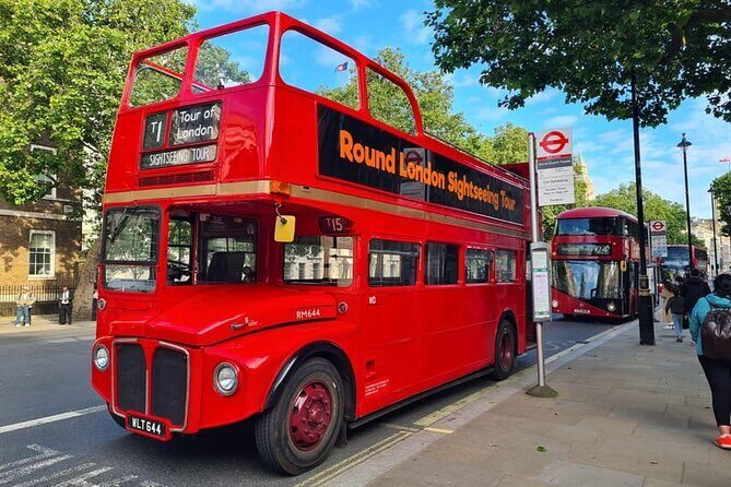 London: Guided Sightseeing Tour on a Vintage Open-Top Bus - Key things to know before you go