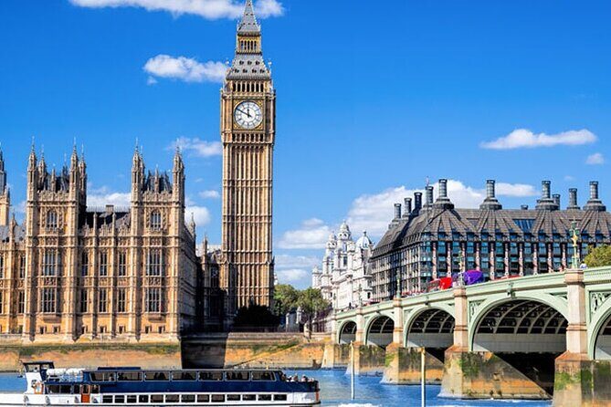 London In One Day Tour with Thames River Cruise - Westminster Abbey, Big Ben, Parliament, St James’s Park, and Whitehall